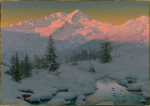 Al pie de las montañas de Garmisch, Baviera, 1922 de Ivan Fedorovich Choultse