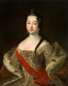 Retrato de la Tsesarevna de Rusia Anna Petrovna de Rusia, 1708-1728, después de 1721 de Ivan Grigorievich Adolsky the Elder
