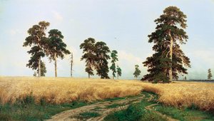 Campo de centeno, 1878 de Ivan Ivanovich Shishkin