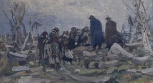 Un funeral campesino de Ivan Ivanovich Tvorozhnikov