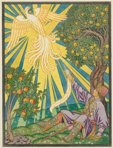 Iván Tsarevich y el Pájaro de Fuego de Ivan Yakovlevich Bilibin