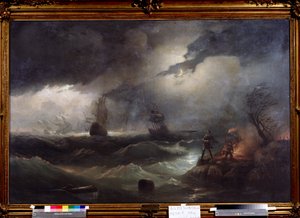 Pedro I (o el gran de Ivan Konstantinovich Aivazosky