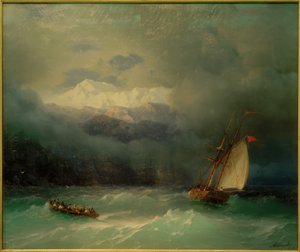 I.K.Aiwasowski, Mar tormentoso de Ivan Konstantinovich Aivazovsky