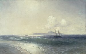 Puerto de Tallin, 1898 de Ivan Konstantinovich Aivazovsky