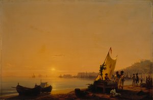 La bahía de Nápoles, 1844