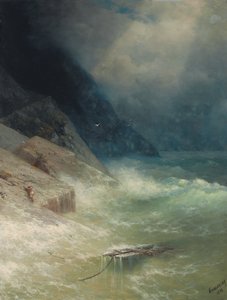 El Superviviente, 1892 de Ivan Konstantinovich Aivazovsky