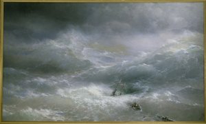 La ola par Aivazovsky, Ivan Konstantinovich (1817-1900) de Ivan Konstantinovich Aivazovsky