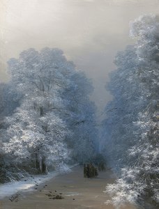 Paisaje de invierno, 1876
