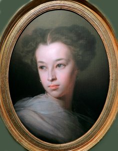 "Portrait de Natalia Alexandrovna Pouchkina (1836-1913) fille du poete Alexandre Pouchkine" (Retrato de Natalia Alexandrovna Pushkina, condesa de Merenberg (1836-1913), hija del poeta) Peinture d