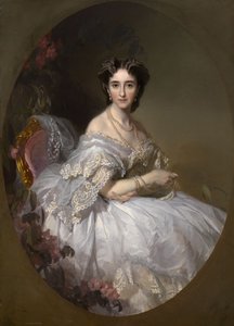 Retrato de Anastasia Ushakova, de soltera Koni 1824-1902