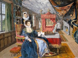 Kirby Hall, principios del siglo XVII de Ivan Lapper