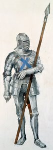 Soldado escocés, Batalla de Flodden Field, 1513, c1990-2010 de Ivan Lapper