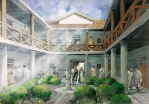 Sitio romano de Wall, Letocetum, siglo II, 1990-2010 de Ivan Lapper