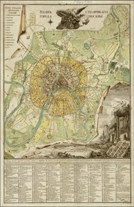 Plano de Moscú de 1789, por Ivan Marchenkov