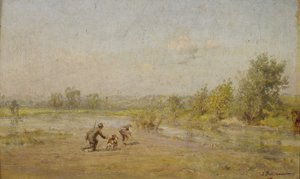 Los cazadores de Ivan Pavlovich Pokhitonov