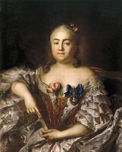 Retrato de la Condesa Varvara Alexeyevna Sheremetyeva 1711-1767, ca 1760