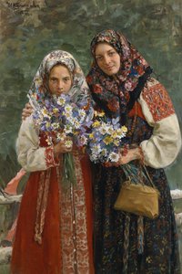 Flores del prado, 1913 de Ivan Semyonovich Kulikov