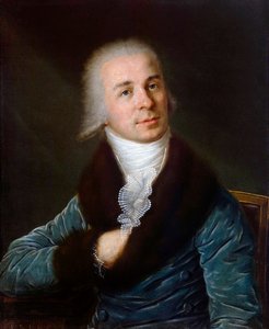 Retrato del poeta Gavrila R. Derzhavin, 1743-1816, 1790s