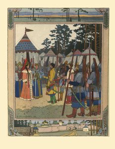 Ilustración para el cuento de hadas Marya Morevna, 1901