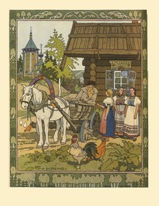 Ilustración para el cuento de hadas La pluma de Finist el Halcón, 1901-1902