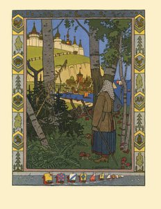 Ilustración para el cuento de hadas La pluma de Finist el Halcón, 1901-1902