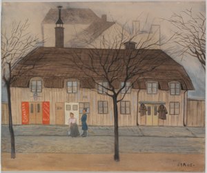 Sirvienta y policía de Ivar Axel Henrik Arosenius