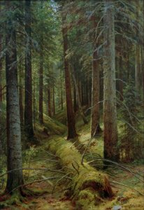 En el bosque ruso de Ivan Ivanovich Shishkin