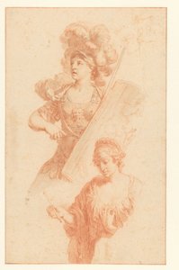 Fuerza (Fortitudo) y Asia de Izaak Jansz. de Wit