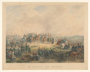 Rendición de Hasselt el 8 de agosto de 1831 La rendición de Hasselt, el 8 de agosto de 1831 (título sobre objeto) de Izaak Schouman
