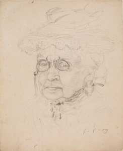 Mujer con lorgnette de J.A. Jerichau