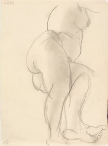 Modelo femenina, acostada de J.A. Jerichau