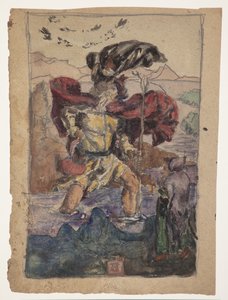 Estudio después de Durero: San Cristóbal II de J.A. Jerichau