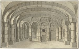 Escenografía de una mazmorra de J.A. Tempelier