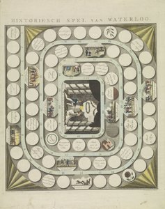 Juego de Waterloo, 1815 Juego histórico de Waterloo (título sobre objeto)