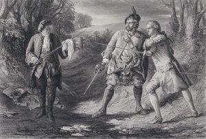 Ilustración para Rob Roy (grabado) de J.B. (after) MacDonald