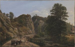 Plauenscher Grund en Dresde de Johan Christian Dahl