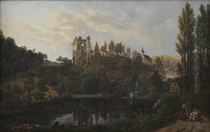 La ruina del castillo en Tharandt de Johan Christian Dahl