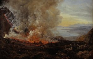 La erupción del Vesubio de Johan Christian Dahl