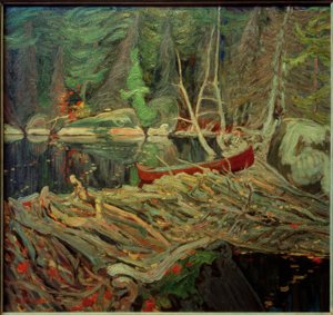 La presa de castores de J.E.H. MacDonald