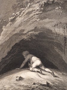 El derrotado Niels Klim se arrastra en la cueva