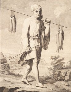 Un pescador árabe