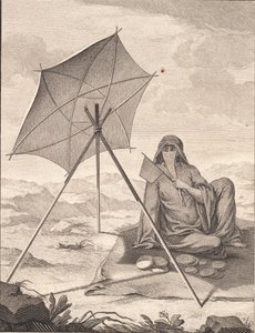 Una mujer árabe vendiendo pan de J.F. Clemens