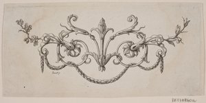 Una enredadera de hojas y flores de J.F. Clemens