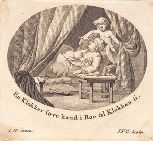 Un gordo sacristán durmiendo de J.F. Clemens