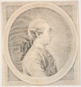 Retrato masculino. Perfil a la izquierda