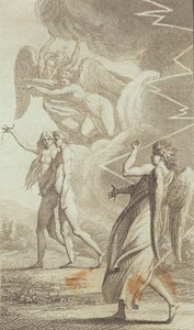 Ilustración de "Adán y Eva" de Ewald. V
