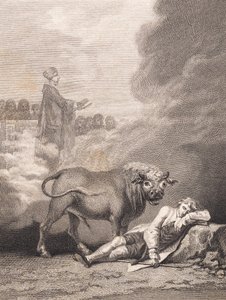 Niels Klim cree escuchar al diácono en la iglesia de Fane. II de J.F. Clemens
