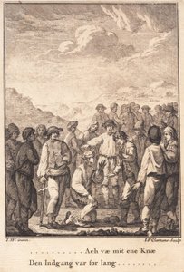 Niels Kok en el cadalso de J.F. Clemens