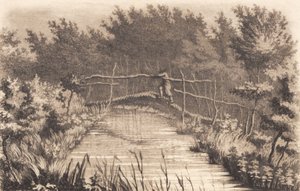 Parte del jardín de Sanderumgaard de J.F. Clemens