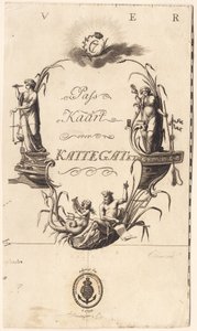 "Carta de navegación sobre Kattegat" de J.F. Clemens